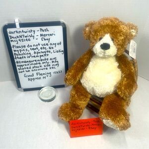 VINTAGE BNWT GUND FLEMING APPROX 14” A FLUFFY FUR DREAM!